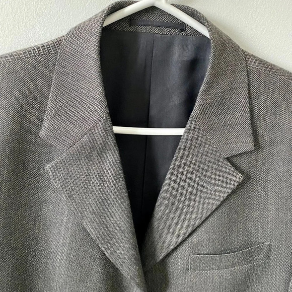 Men's'  Gray Britches Wool Sport Coat/Blazer - 42R/107 - Picture 2 of 15